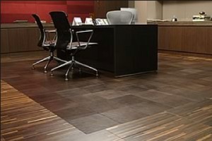 Leather rug cueros A.